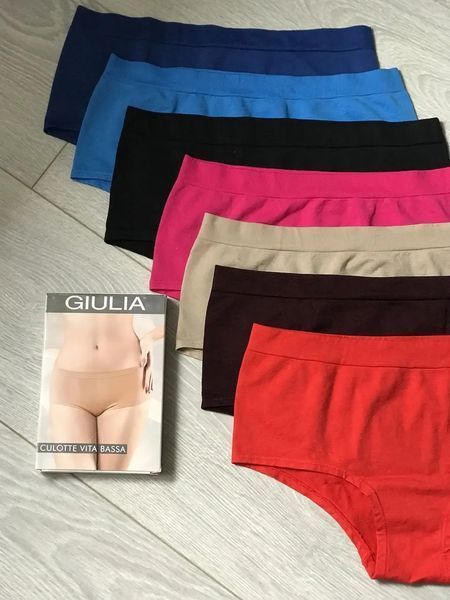 Трусики-шорты короткие бесшовные Giulia Culotte Vita Bassa разные цвета S/M L/XL CULOTTE VITA BASSA фото