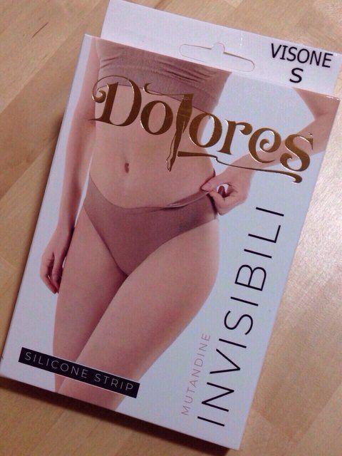 Трусики безшовні на силіконі Dolores Invisibli бежевого кольору S M L XL Dolores Invisibli фото