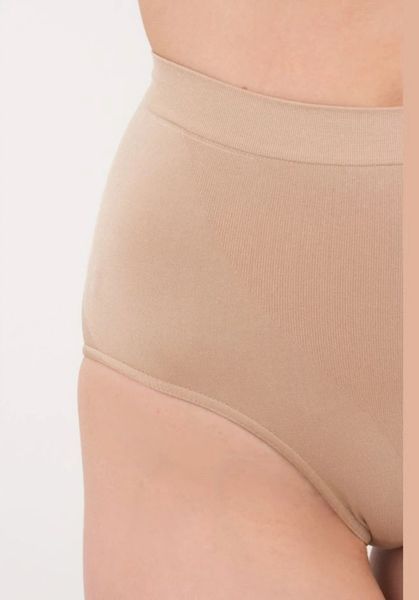 Трусики-слипы утягивающие с высокой посадкой Giulia Slip Modelling черного бежевого цветов р XXL - бежевый Slip Modelling фото