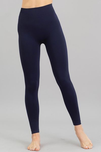 Лосины классические бесшовные Giulia Leggings (1)  размер S/M черные LEGGINGS 1 фото