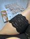 Бандалетки на бедра от натирания кружевные Lace Thigh Band With Silicone черные бежевые белые размери S-XXXL L, Чорний Annes Lace фото 2
