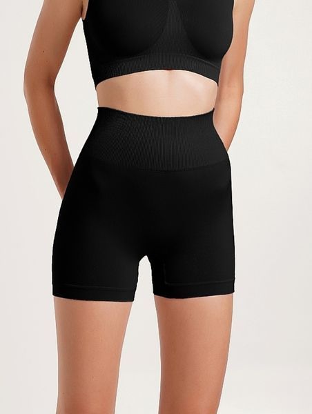 Шорти жіночі класичні безшовні з ефектом пуш-ап Giulia Shorts Shape чорні S/M   Shorts Shape фото