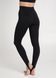 Лосіни безшовні класичні жіночі з мікрофібри з п'яткою Giulia Leggings Straps - чорні S/M  LEGGINGS STRAPS фото 3